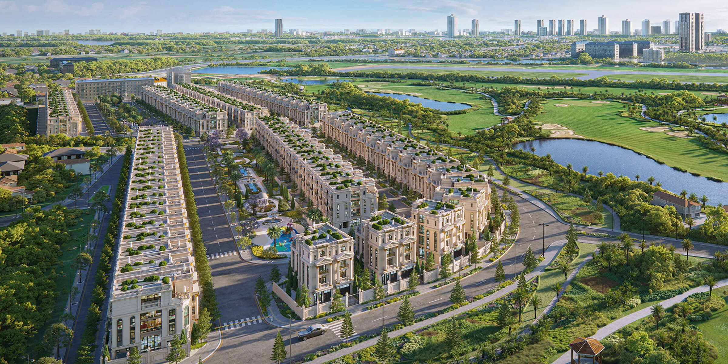 Diamond Palace Vinh Tuy Urban Area (112 villas – Part of Long Bien Golf Course)